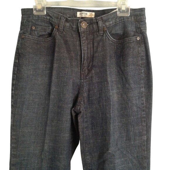 Jeanstar Size 10 Jeans Womens Premium Denim Bootcut Blue Straight Leg - Picture 3 of 8